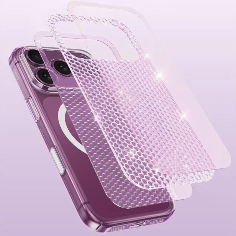 BENKS for iPhone 18 Pro Max / 17 Pro Max Magnetic Case Ultra Thin Clear PC Phone Cover - Transparent