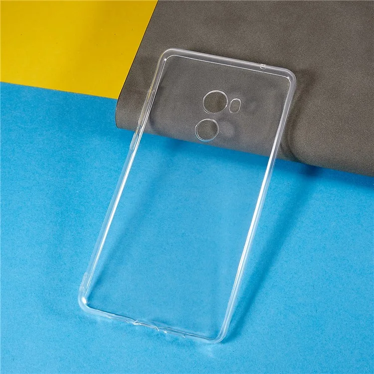 For Xiaomi Mi Mix 2 Soft TPU Clear Cover Slim Anti-Scratch Protective Phone Case