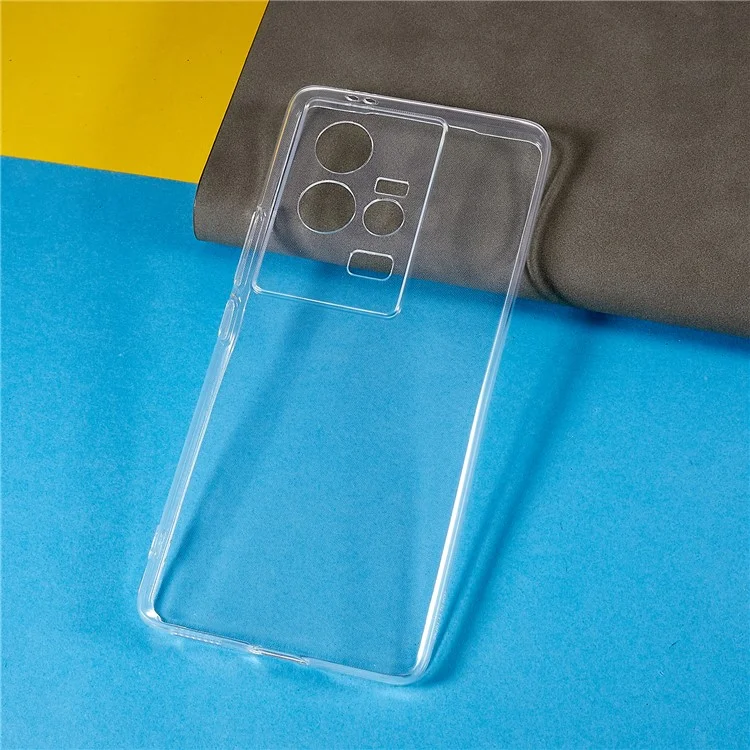 Pour Vivo Iqoo 11 5g Slim Soft TPU TPU Appeciage Antiscratch Thelle Coble Cover Anti-yeum