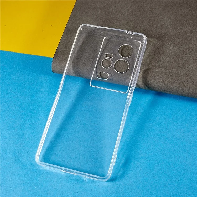 Pour Vivo Iqoo 11 5g Slim Soft TPU TPU Appeciage Antiscratch Thelle Coble Cover Anti-yeum
