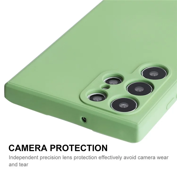 Enkay Hat Prince Para Samsung Galaxy S23 Case de Teléfono de Silicona Líquido Ultra a Prueba - Verde Claro