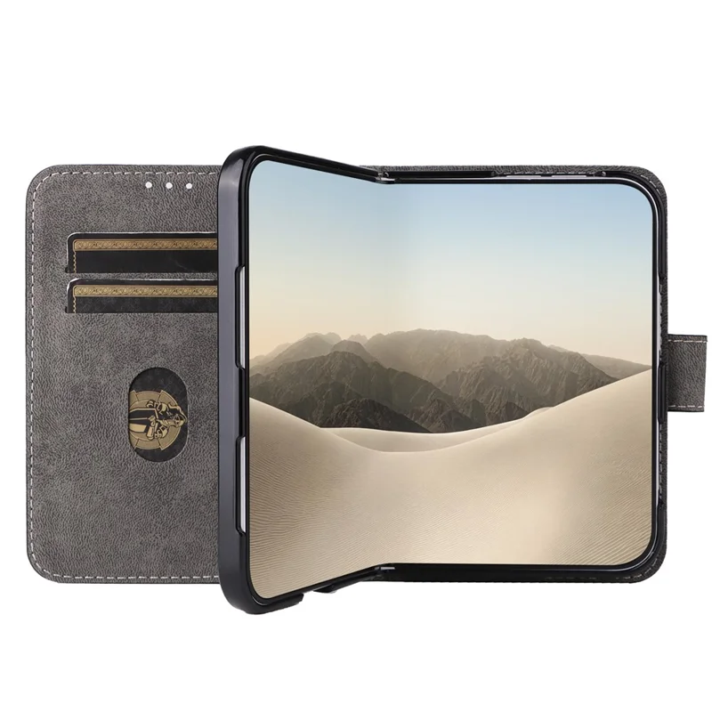 For iPhone Duo Case RFID-blokerende PU-læder telefonbeskyttelse med lynlås - Sort