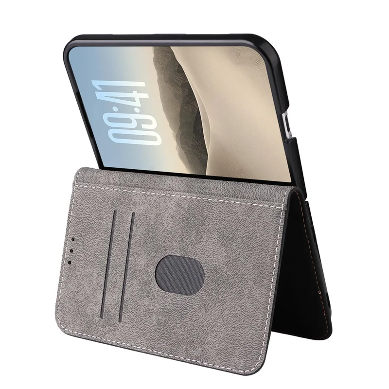 For iPhone Duo Case RFID-blokerende PU-læder telefonbeskyttelse med lynlås - Sort