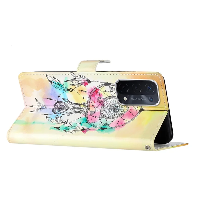 Для Oppo A54 5G / A74 5G / A94 5G Pattern Print - Ветрный Звонок