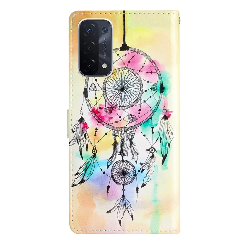 Для Oppo A54 5G / A74 5G / A94 5G Pattern Print - Ветрный Звонок