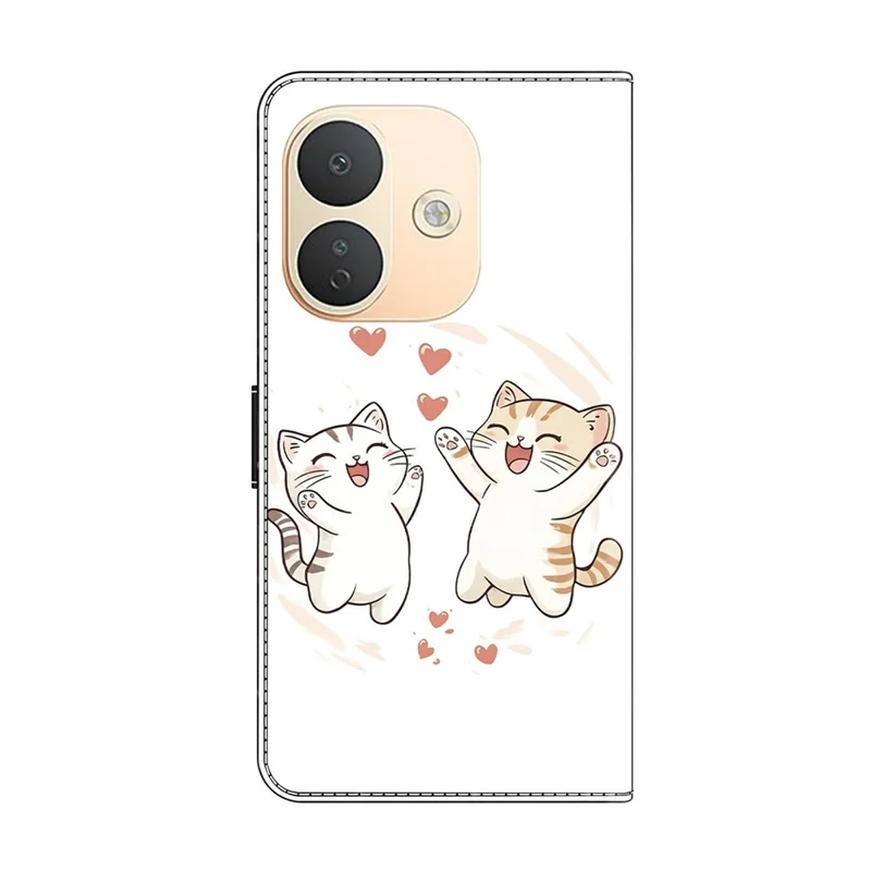 For Xiaomi Redmi Note 17 Pro 5G Wallet Case Foldable Stand Pattern Printing Leather Flip Phone Cover - Love Cats