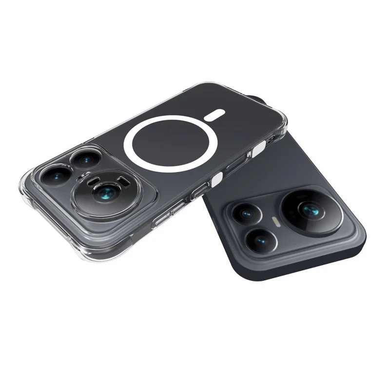 Groothandelaar Voor Honor Magic9 5G Magnetische Hoes TPU Anti-val Telefoon Achterkant - Transparant