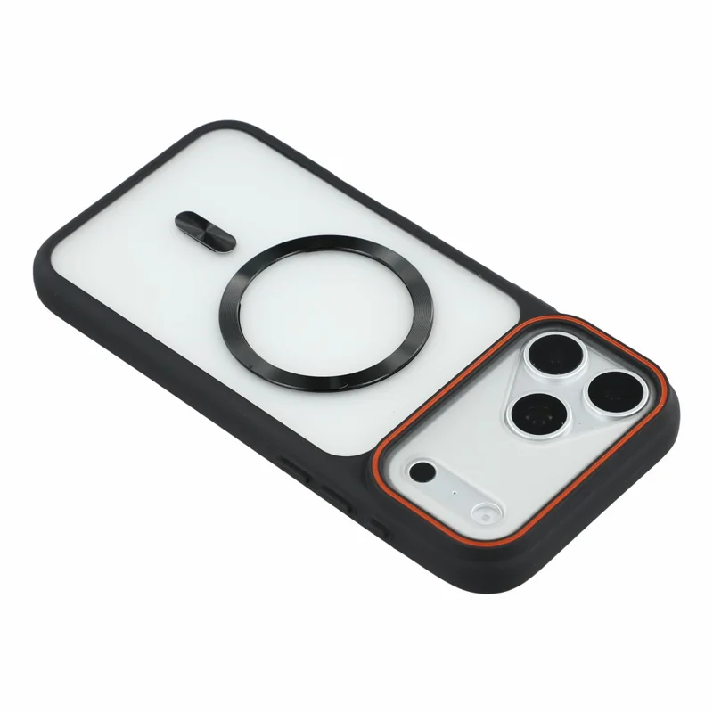 For iPhone 18 Pro / 17 Pro Case Frosted PC Back Protective Phone Cover - Black