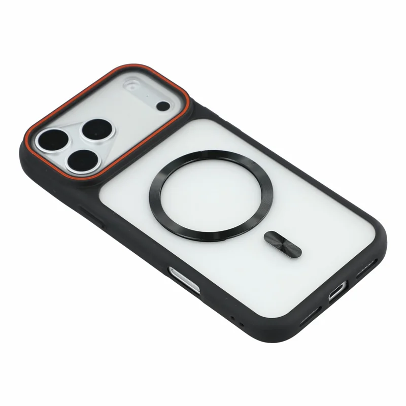 For iPhone 18 Pro / 17 Pro Case Frosted PC Back Protective Phone Cover - Black