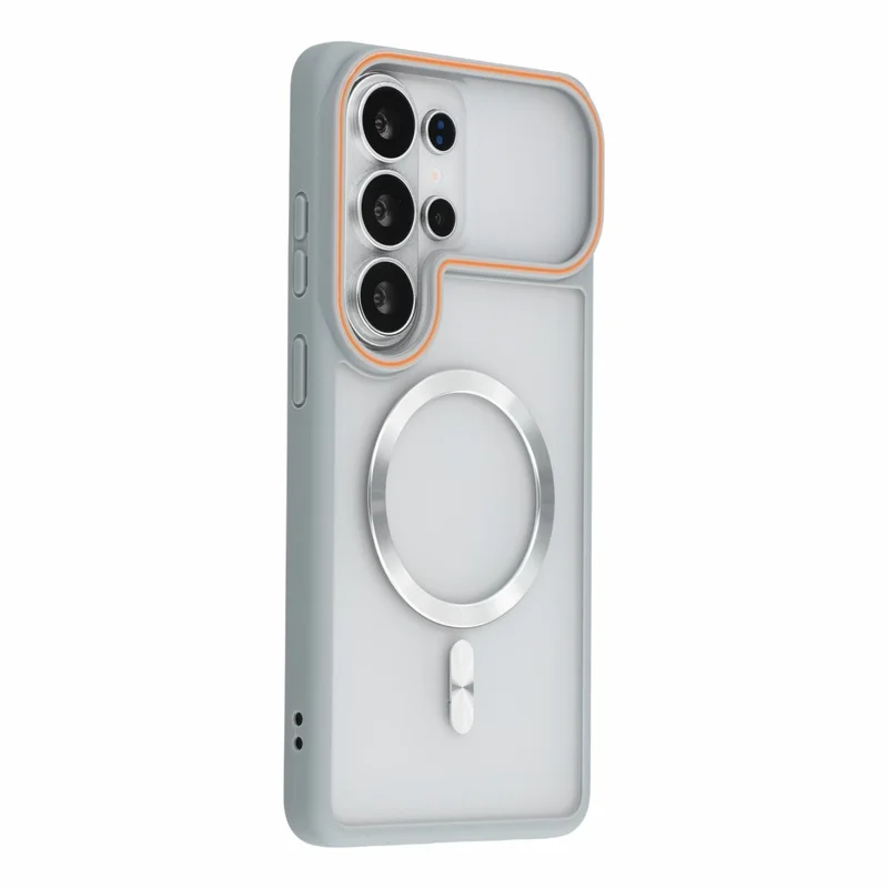 For Samsung Galaxy S24 Ultra Case Frosted PC Back Protective Phone Cover - Grey