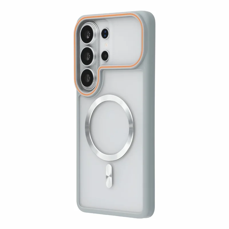 For Samsung Galaxy S24 Ultra Case Frosted PC Back Protective Phone Cover - Grey