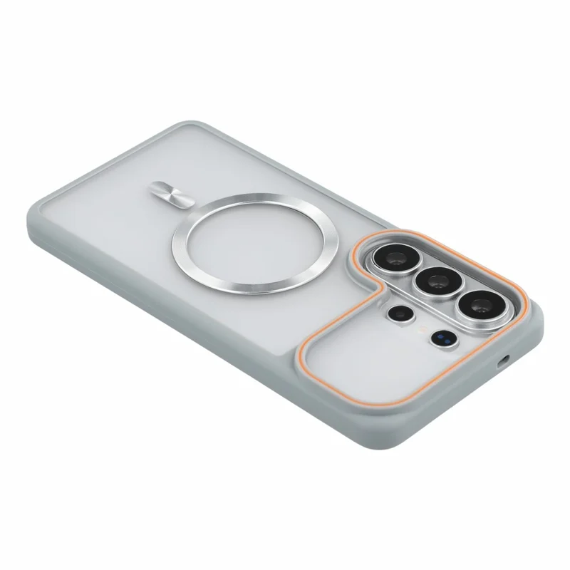For Samsung Galaxy S24 Ultra Case Frosted PC Back Protective Phone Cover - Grey