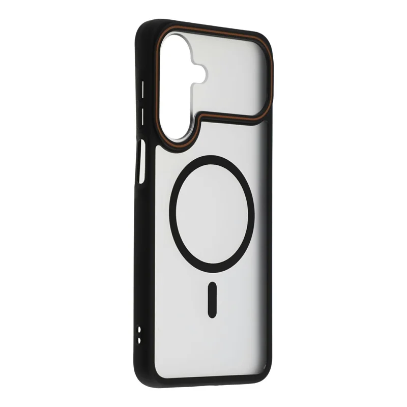For Samsung Galaxy A37 5G Case Frosted PC Back Protective Phone Cover - Black