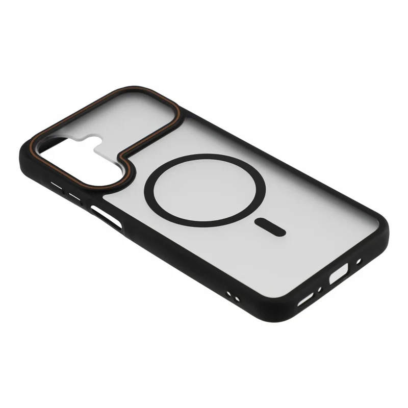 For Samsung Galaxy A37 5G Case Frosted PC Back Protective Phone Cover - Black