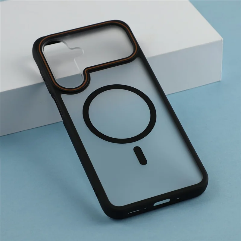 For Samsung Galaxy A37 5G Case Frosted PC Back Protective Phone Cover - Black