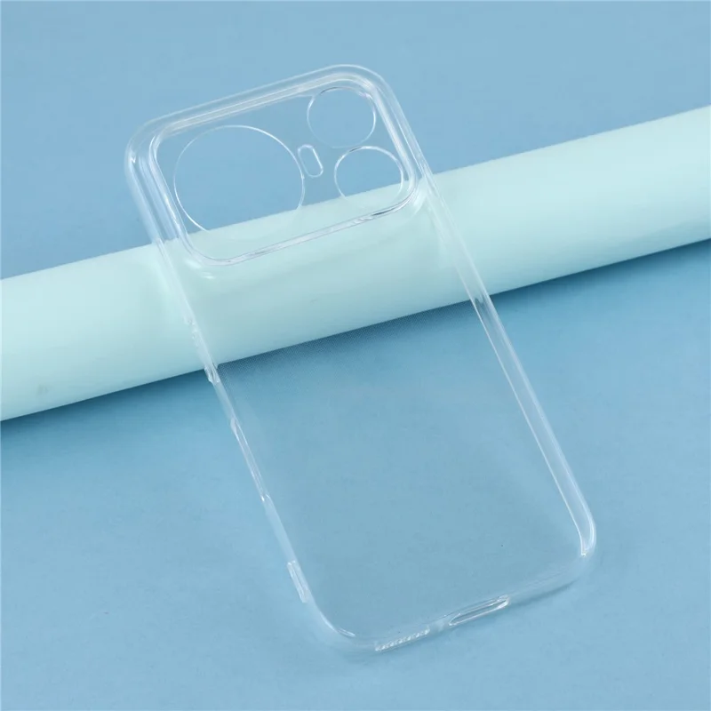 For Honor Magic9 5G Back Cover Ultra Thin Flexible TPU Clear Phone Case - Transparent