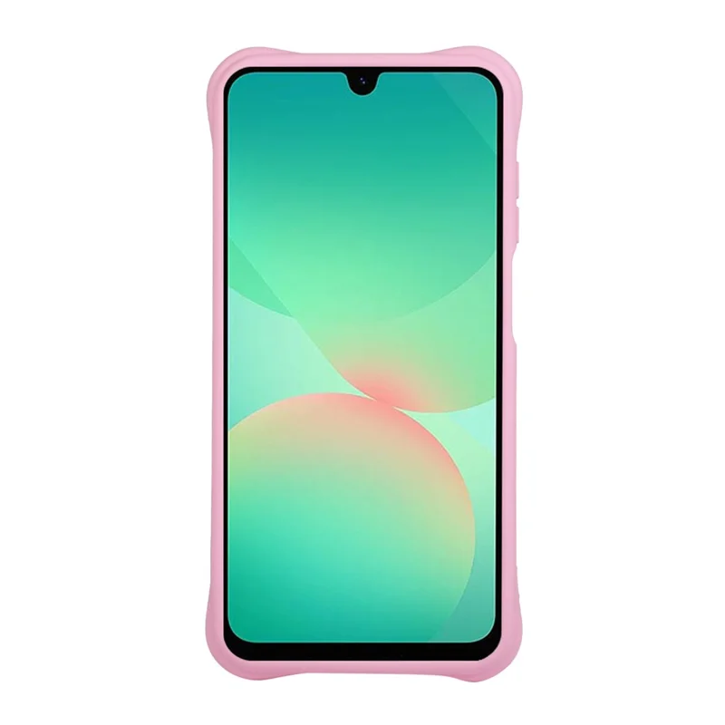 For Samsung Galaxy A57 5G Case Color Blocking Wave Pattern PC + TPU Phone Back Cover - Pink
