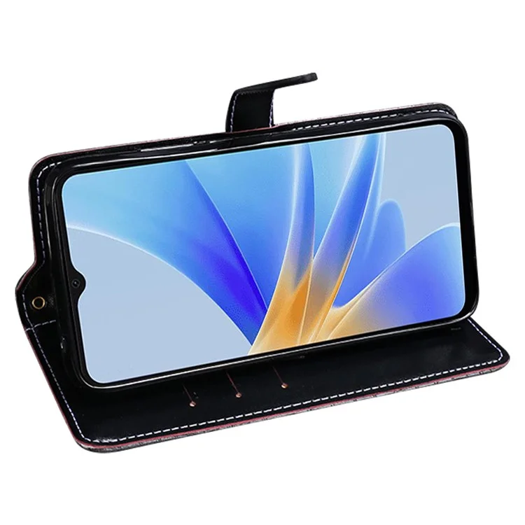 Idewei Для Oppo Reno9 Pro+ 5G PU - Черный
