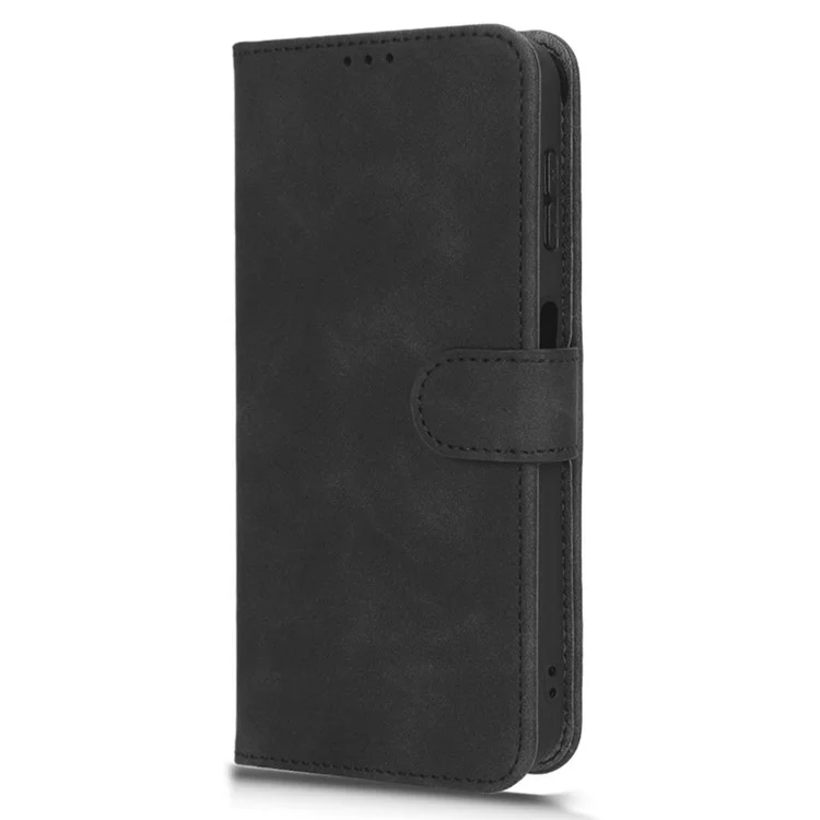 Анти-палочная Телефонная Крышка Для Oppo A1 Pro 5G Skin Touch Celling Ceather Wallet Case Case Case - Черный