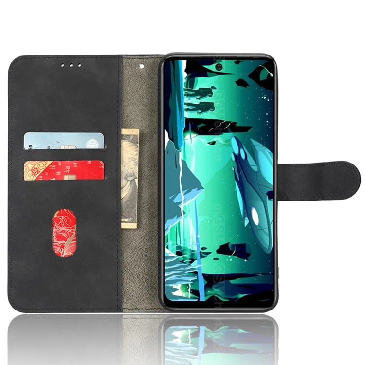 Téléphone Flip Wallet Case Pour Infinix Hot 20 4G Touch Sectors - Noir