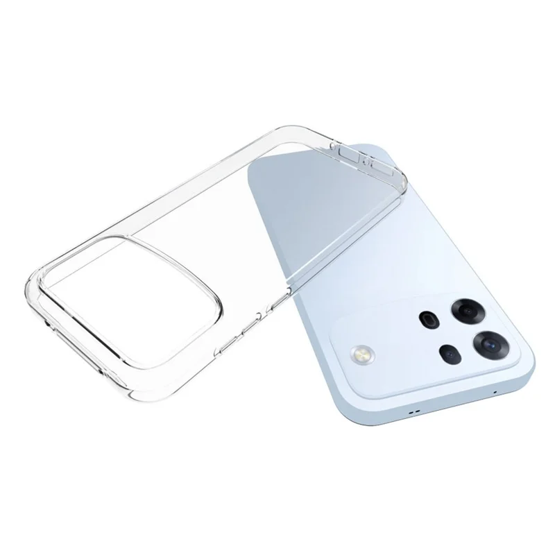 Zakup hurtowy obudowy na Oppo A7 Pro Max 5G odporny na plamy z wody, tylna pokrywa z tworzywa TPU - przezroczysta