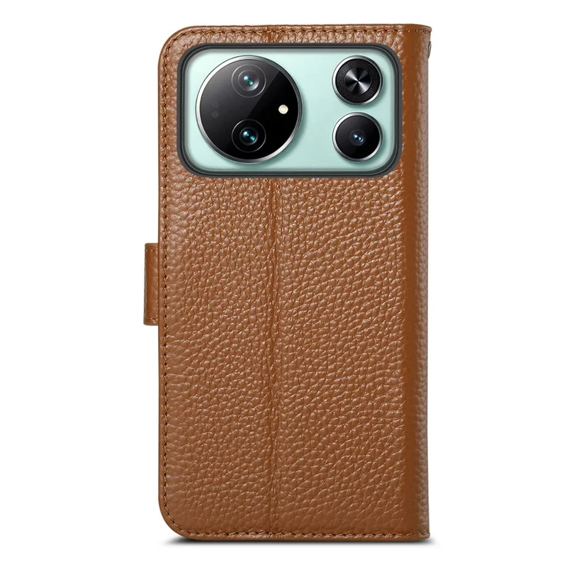 For Honor Magic9 Super Edition 5G Case RFID Blocking Wallet Split Leather Phone Cover - Brown