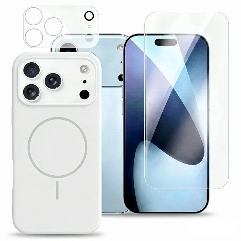 For iPhone 18 Pro Max Magnetic Phone Case Set with Lens Protector and ...