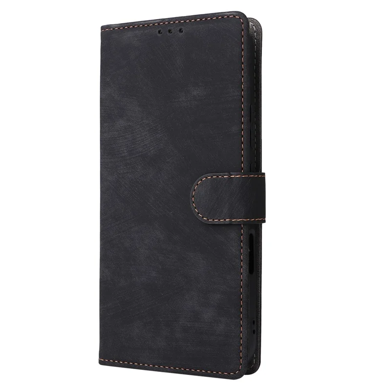 For Honor Magic9 Pro Max 5G Wallet Case RFID Blocking PU Leather Phone Cover Stand with Strap - Black