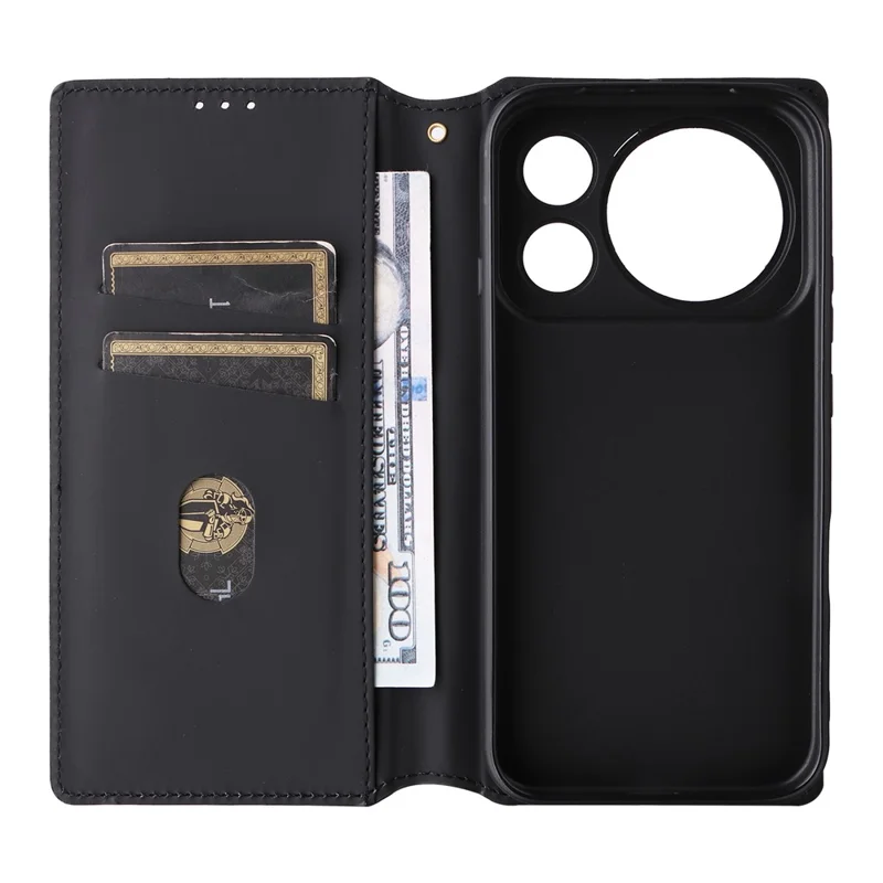 For Honor Magic9 Pro Max 5G Case Wallet Rhombus Imprinted PU Leather Phone Cover - Silver