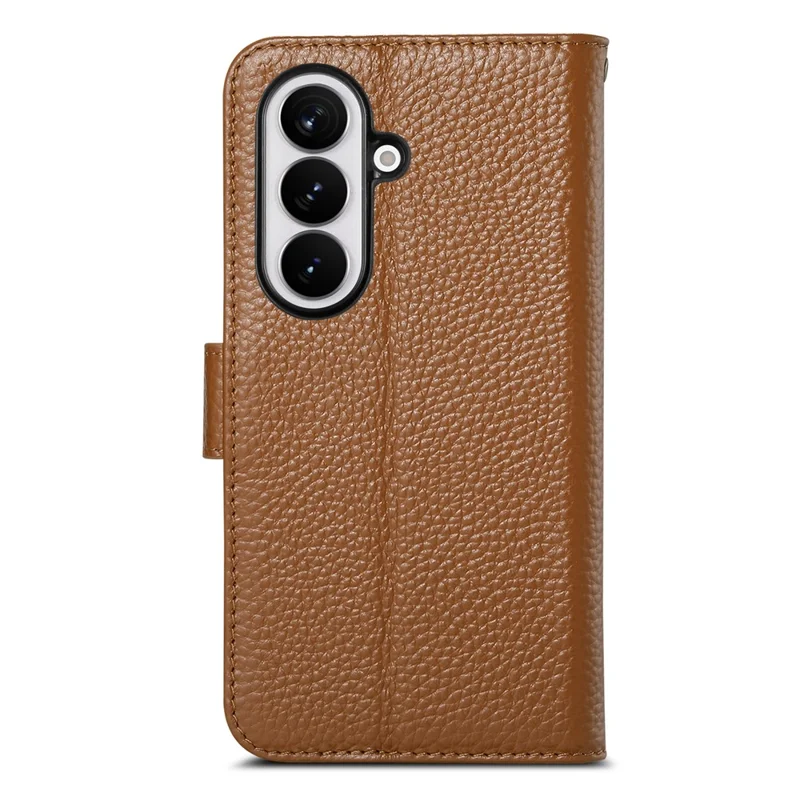 Futerał na Samsung Galaxy Z Fold8 Ultra z portfelikiem z kieszeniami na karty, ochroną RFID, z dzielonej skóry - Brązowy