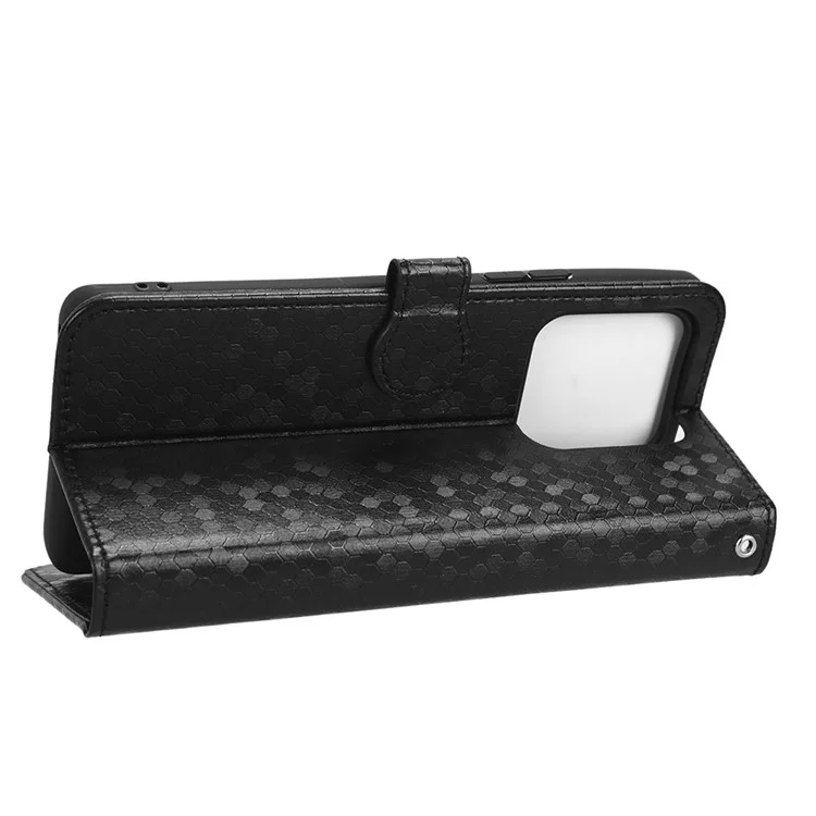 Copertina di Telefonia Cellulare Anti-drop Per Xiaomi 13 5G Pot Pot Espresed PU Phellet Custolet - Nero