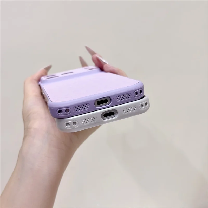 For iPhone 18 Pro Max / 17 Pro Max Borderless Case PU Leather Diamond Pattern Shockproof Phone Cover - Pink