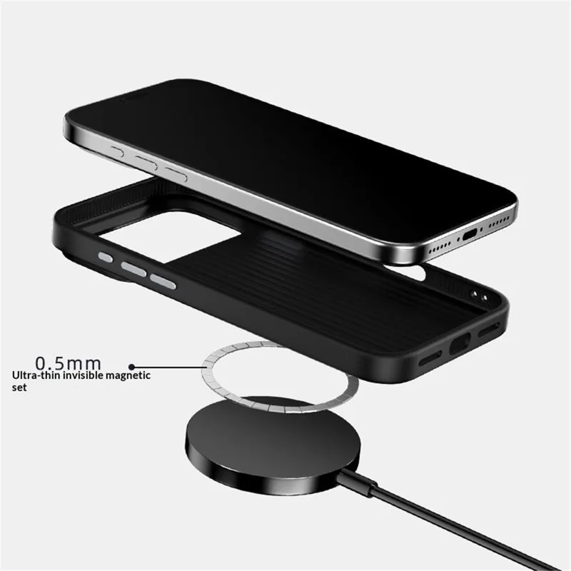 ABEEL For iPhone 18 Pro Max  /  17 Pro Max Magnetic Case 6D Printed Shockproof Protective Phone Cover - Shield Armor No. 1