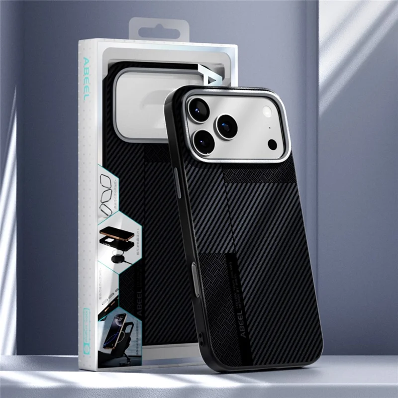 ABEEL For iPhone 18 Pro Max  /  17 Pro Max Magnetic Case 6D Printed Shockproof Protective Phone Cover - Shield Armor No. 1