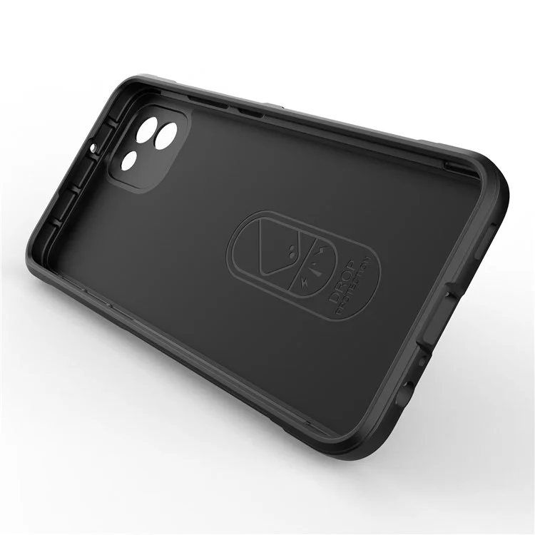 Per Samsung Galaxy A03 (164,2 x 75,9 x 9,1 Mm) Copertura Per Cellulare TPU Resistente Agli Urti Robusto Antisce - Nero