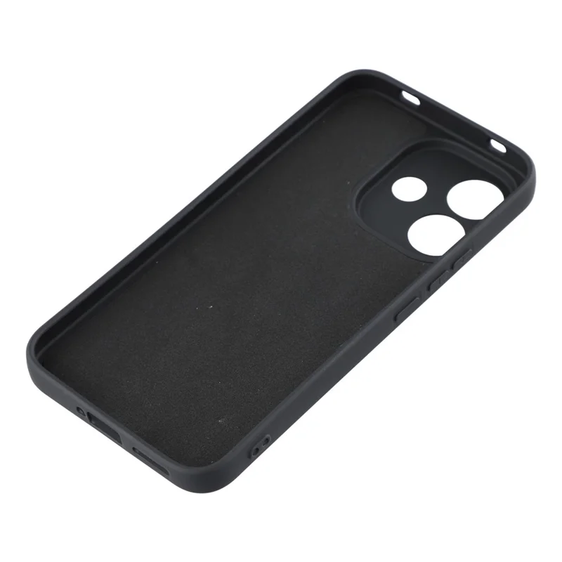 For Xiaomi Redmi Note 17 Pro 5G Case Arc Edge 2.0mm TPU Protective Phone Cover - Black