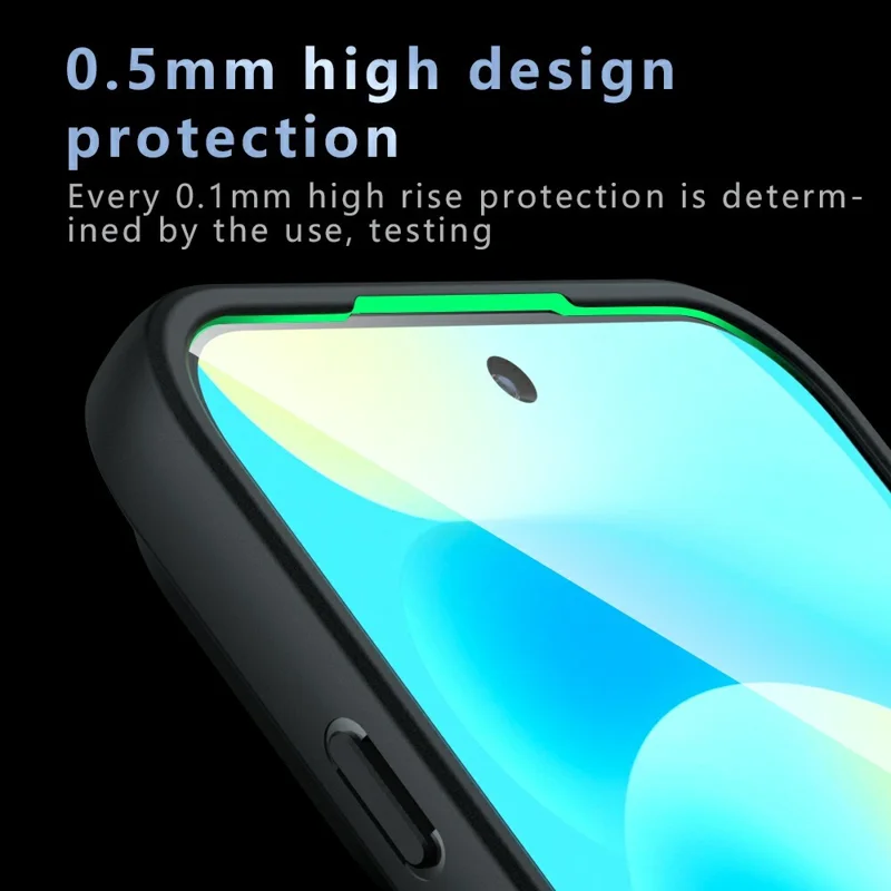 For Huawei nova 16 SE 5G Case TPU + PC Shockproof Phone Cover - Transparent