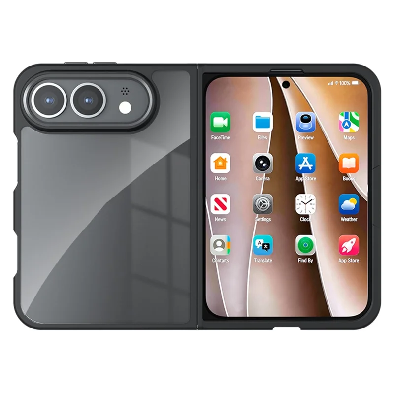 Чехол для iPhone Duo TPU + PC ударопрочный прозрачный чехол для телефона
