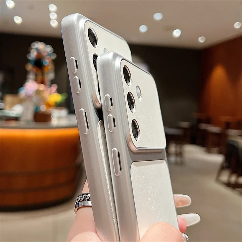 For Samsung Galaxy S26+ Phone Case Floral Pattern PU Leather Litchi Texture Back Cover with Precise Camera Cutouts - A609