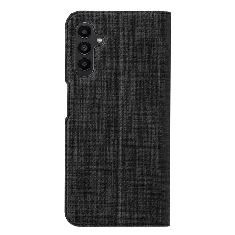 VILI DMX Series for Samsung Galaxy A14 5G / 4G PU Leather Flip Case Card Slots Stand Magnetic Auto-absorbed Protective Phone Cover - Black