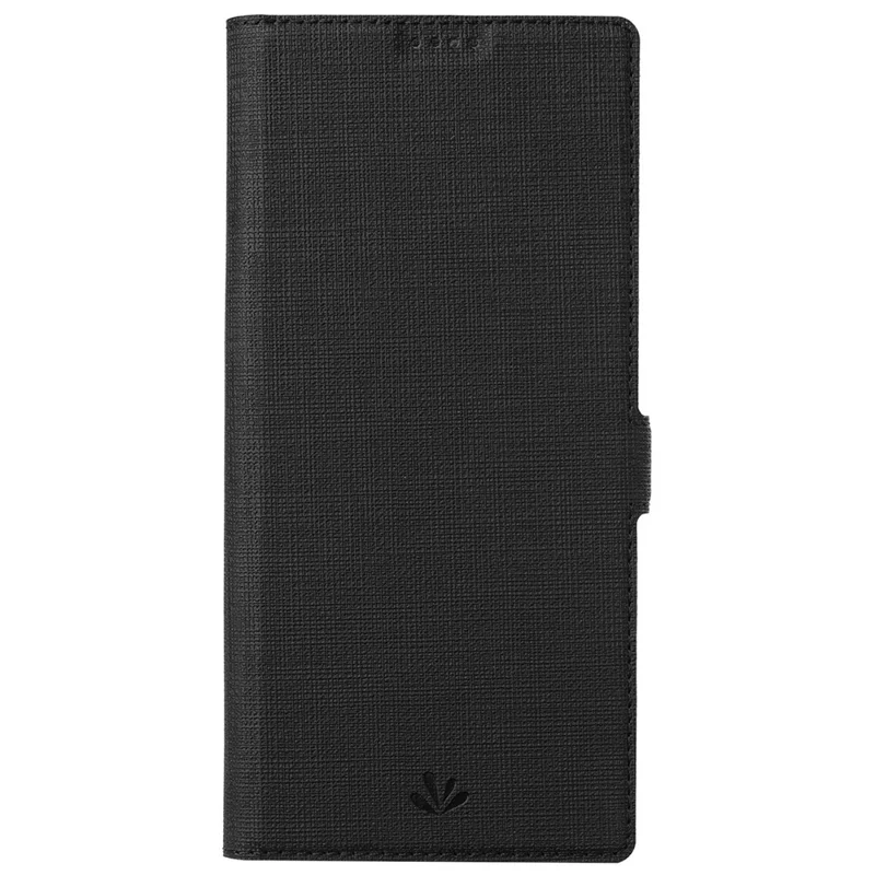 VILI K Series for Samsung Galaxy S23+ PU Leather Folio Flip Phone Case Wallet Stand Shockproof Double Magnetic Clasp Protective Cover - Black