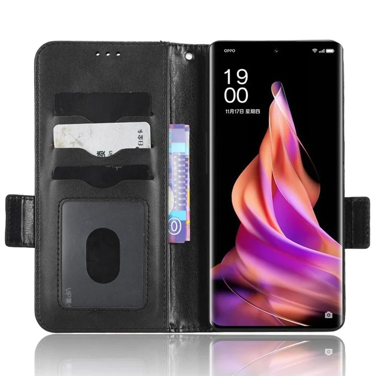 Для Oppo Reno9 Pro+ 5g Отпечатанное Треугольник - Черный
