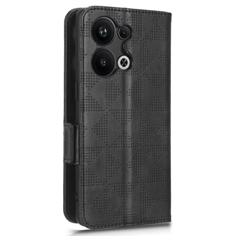 Для Oppo Reno9 Pro+ 5g Отпечатанное Треугольник - Черный