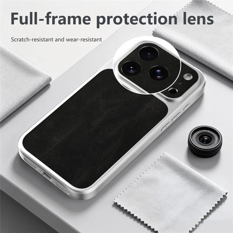 For iPhone 18 Pro Max / 17 Pro Max Phone Case Retro PU Leather + TPU ...