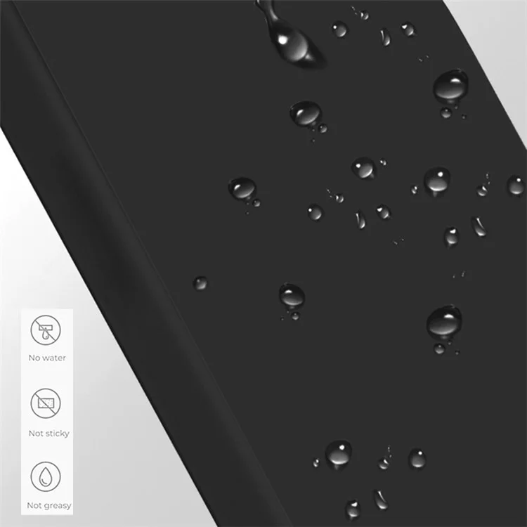 Capa de TPU da Shell de Celular Emborrachada Para Xiaomi 13 5G, Projeto de Forro de Microfibra Tampa de Proteção de Borda Reta - Bege