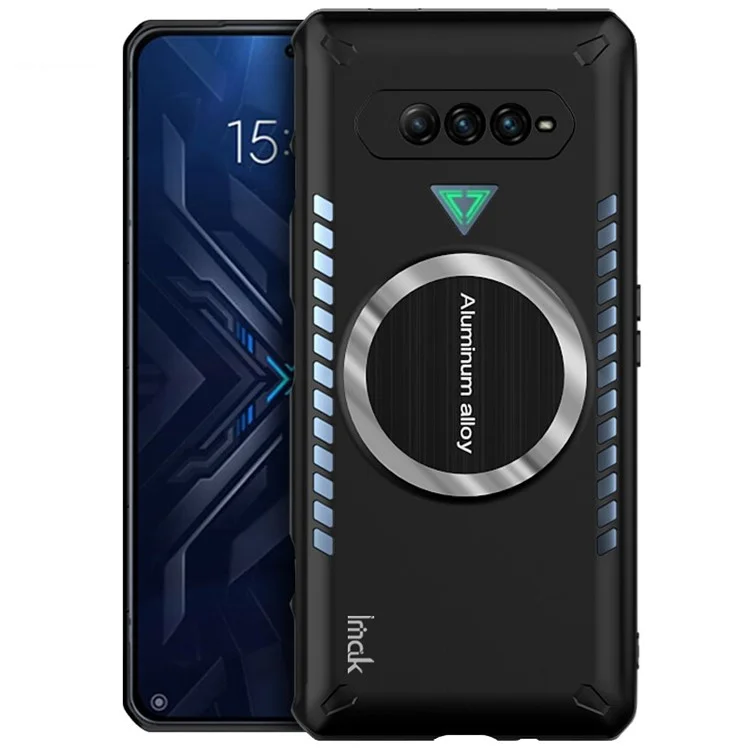 IMAK para Xiaomi Black Shark 4 / 4 Pro / 4S / 4S Pro / 5 RS Carcasa de Teléfono con Disipación de Calor Suave TPU Resistente a Golpes y Protectora
