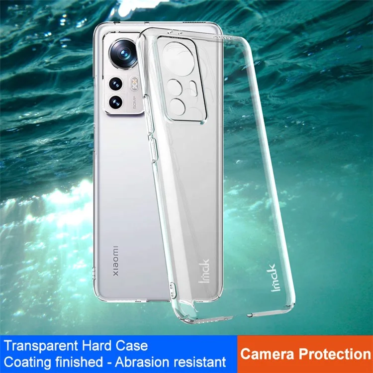 IMAK Air II Pro Anti-scratch Crystal Phone Cover for Xiaomi 12T 5G / Redmi K50 Ultra 5G, Hard PC Anti-fall Phone Case