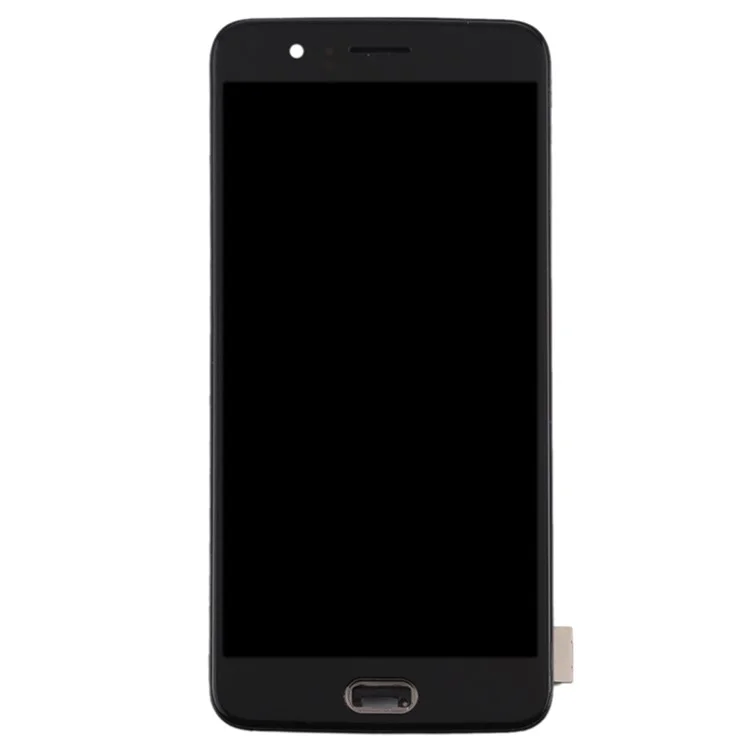 Para OnePlus 5 Grade C OLED Screen e Conjunto de Digitalizador + Estrutura (sem Logotipo) - Preto