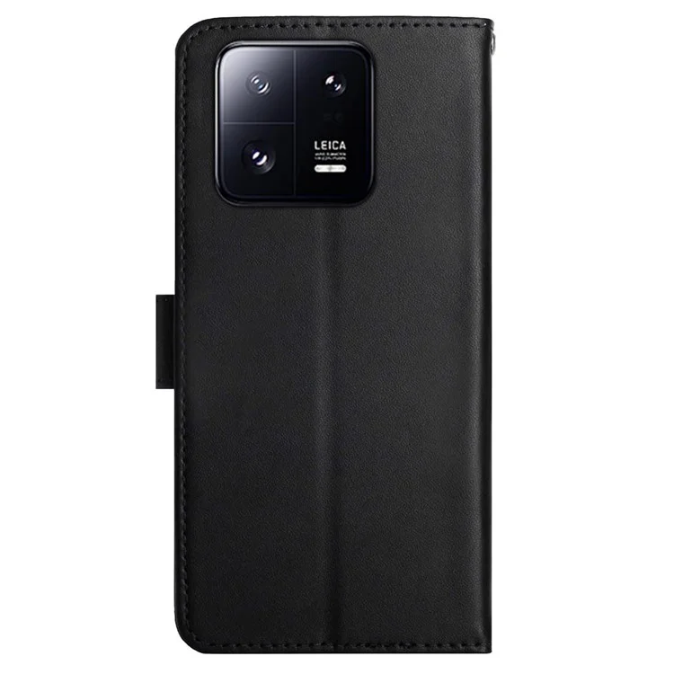 Ht02 Подлинный Кожаный Телефон Для Xiaomi 13 5G, Напла - Черный