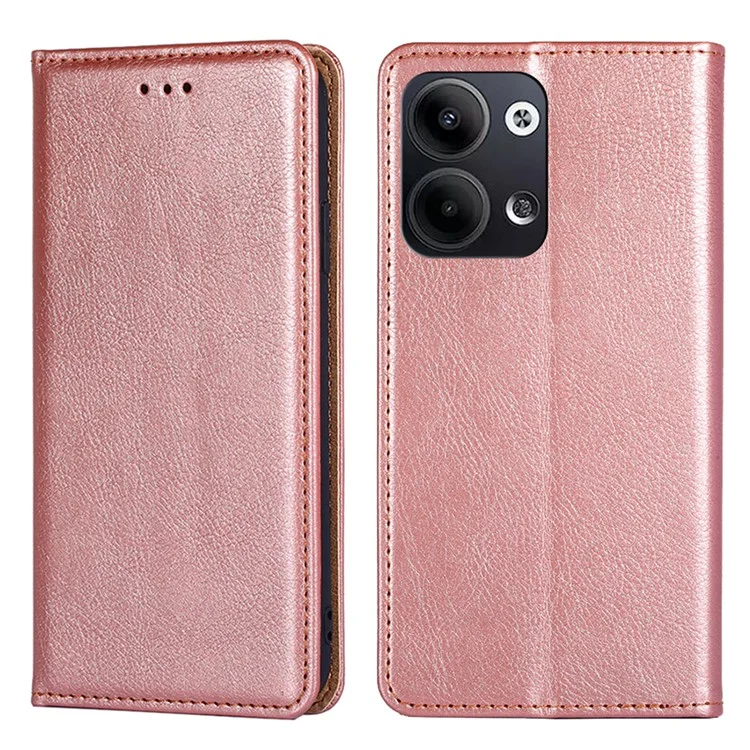 Pour Oppo Reno9 Pro 5G / Reno9 5G Magnétique Magnétique Couverture de Protection Autor - or Rose